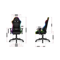 BRN GAMING STOL HUZARO RANGER 6.0 RGB MESH