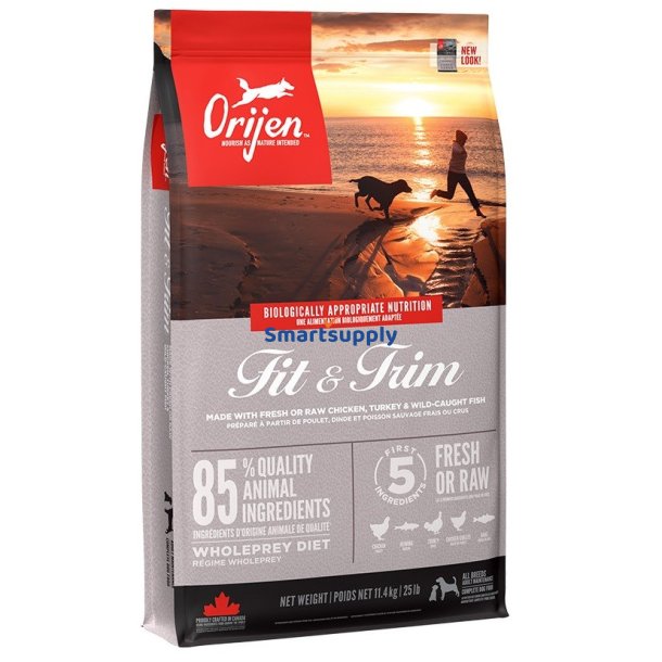 ORIJEN Fit & Trim - trfoder til hunde - 11,4kg