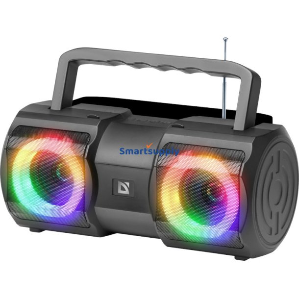 Speaker Defender Beatbox 20 Bluetooth 20W Lys/Bt/Mic/Fm/Usb/Tf