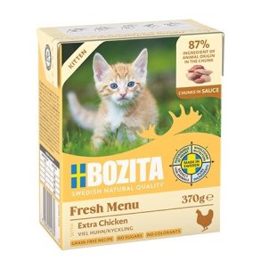 BOZITA Fresh Menu Kitten Chunks in sauce - vd kattefoder - 370g