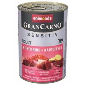 ANIMONDA GranCarno Adult Sensitiv Beef with potatoes - vdt hundefoder - 400g