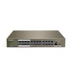 Tenda Tef1126p-24-250W Netvrksswitch Ustyret Fast Ethernet (10/100) Power Over Ethernet (Poe) Gr