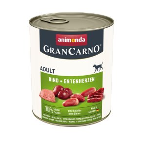 ANIMONDA GranCarno Adult Beef and duck hearts - vdt hundefoder - 400g
