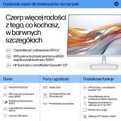 Hp 23,8-Tommer Series 5 Fhd-Skrm I Hvid - 524Sw