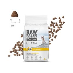RAW PALEO Ultra Mini Adult Kalkun - trt hundefoder - 2 kg