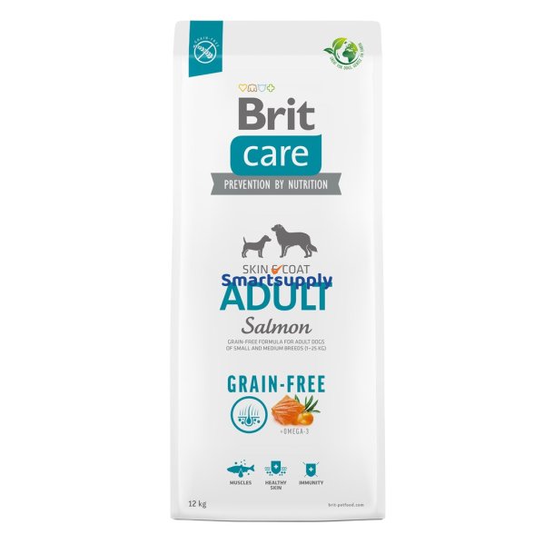 Brit Care Adult Laks - Trfoder Til Hunde - 12 Kg