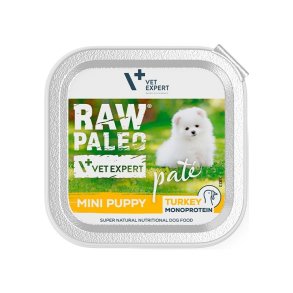 RAW PALEO Pate Mini Puppy Kalkun - vdfoder til hvalpe - 150 g