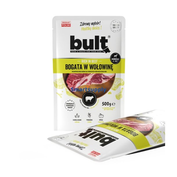 Bult Rig P Oksekd - Vdfoder Til Hunde - 500G