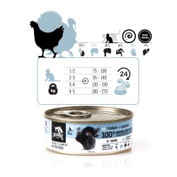 3COTY Turkey with chicken For kittens - vd kattefoder - 80g