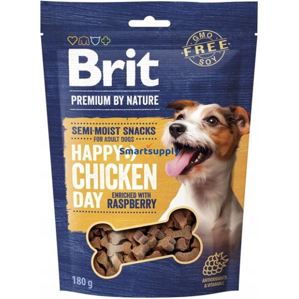 Brit Premium Hundesnackkylling Med Hindbr - Hundegodbid - 180G