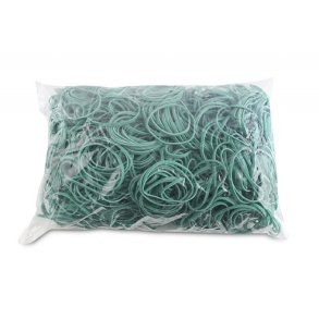 Elastikker grnne dia. 50mm - 1,5x3mm - 1kg