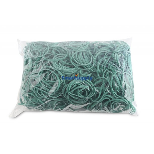 Elastikker grnne dia. 50mm - 1,5x3mm - 1kg