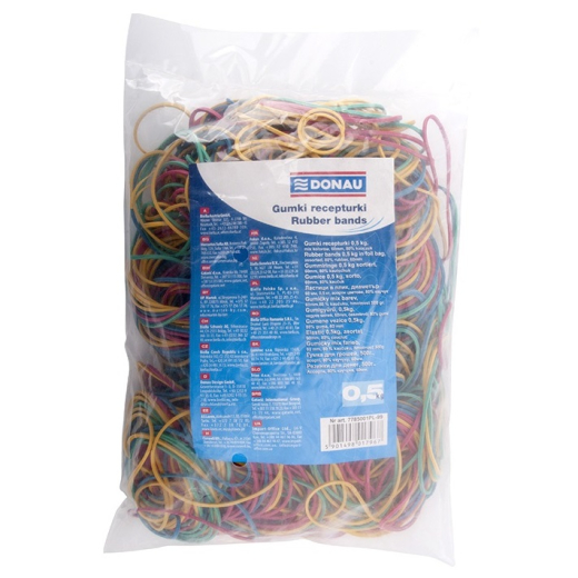 Elastikker mix farver dia. 60mm - 500g