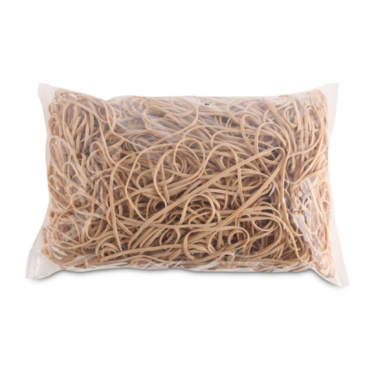 Elastikker natur dia. 130mm - 1,5x1,5mm - 1kg