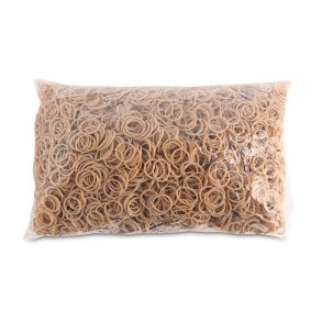 Elastikker natur dia. 20mm - 1,5x1,5mm - 1kg