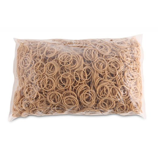 Elastikker natur dia. 25mm - 1,5x1,5mm - 1kg