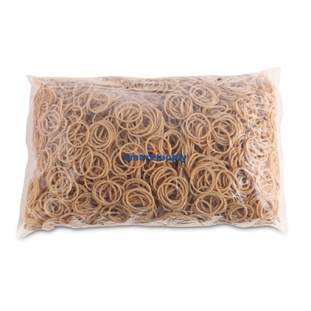 Elastikker natur dia. 25mm - 1,5x1,5mm - 1kg