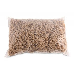 Elastikker natur dia. 40mm - 1,5x1,5mm - 1kg
