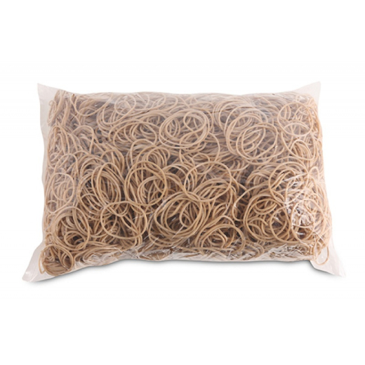 Elastikker natur dia. 40mm - 1,5x1,5mm - 1kg