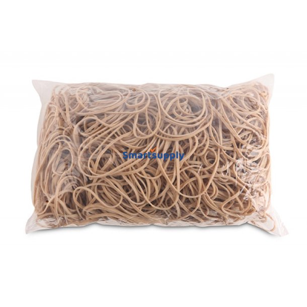Elastikker natur dia. 80mm - 1,5x3mm - 1kg