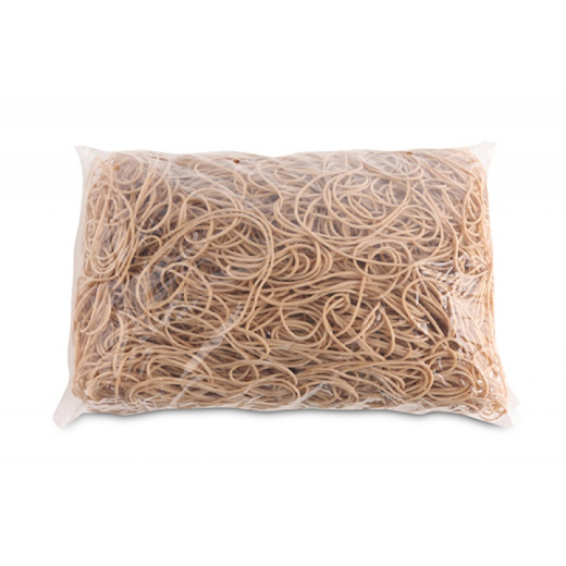 Elastikker natur dia. 80mm - 1,5x1,5mm - 1kg