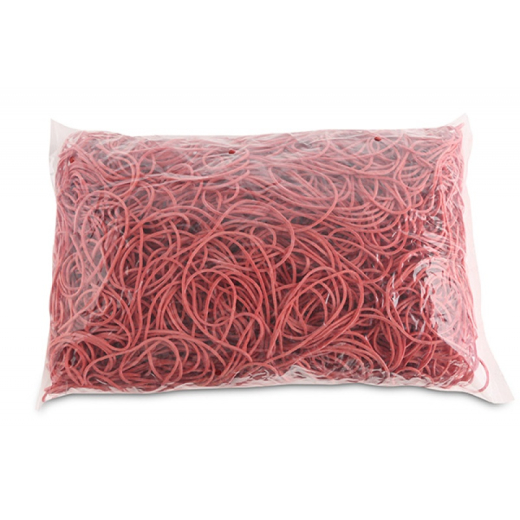 Elastikker r�de dia. 100mm - 1,5x1,5mm - 1kg
