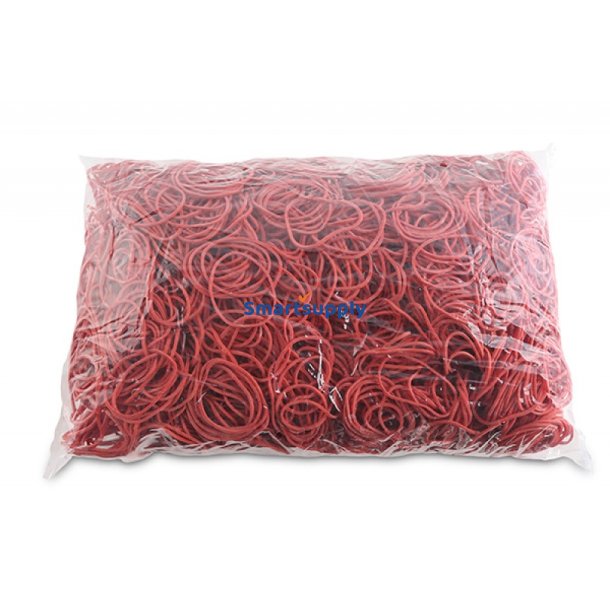 Elastikker r�de dia. 40mm - 1,5x1,5mm - 1kg