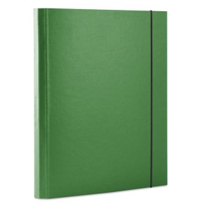 Elastikmapper 3-klap A4 30mm grn - 11 stk