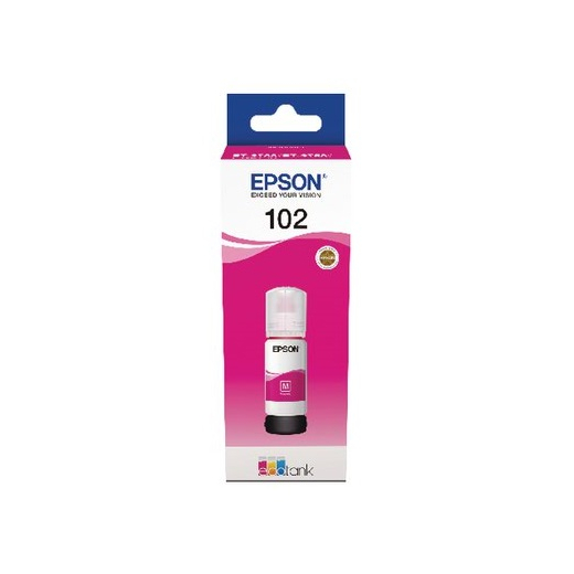 Epson 102 Magenta EcoTank&nbsp;bl�krefill 70ml original