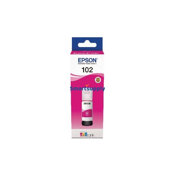 Epson 102 Magenta EcoTank&nbsp;bl�krefill 70ml original