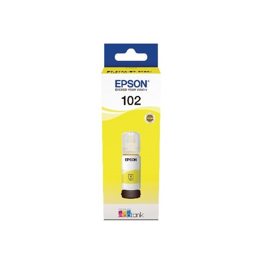 Epson 102 Gul EcoTank bl�krefill 70ml original