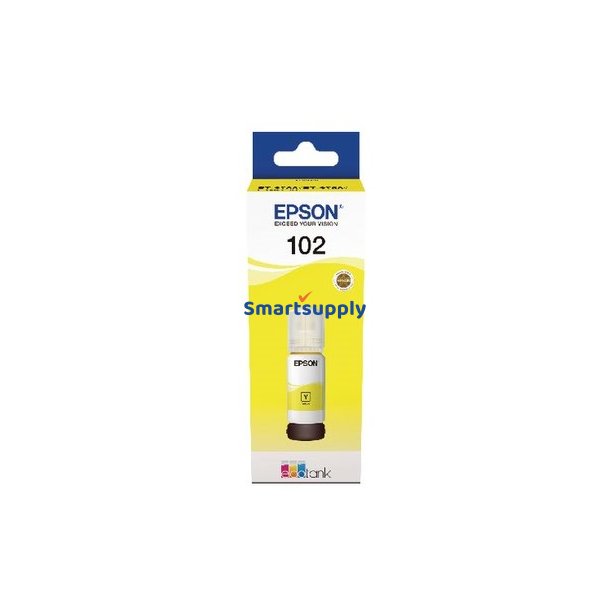 Epson 102 Gul EcoTank bl�krefill 70ml original