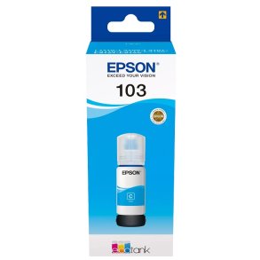 Epson 103 Cyan blkflaske refill 65ml original