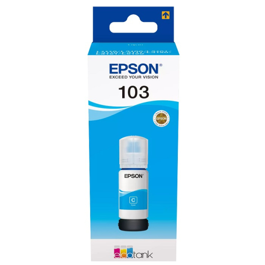 Epson 103 Cyan bl�kflaske refill 65ml original