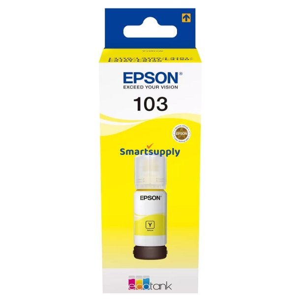 Epson 103 Gul blkflaske refill 65ml original