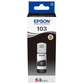 Epson 103 Sort blkflaske refill 65ml original