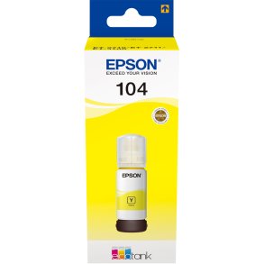 Epson 104 Gul blkrefill 70ml original