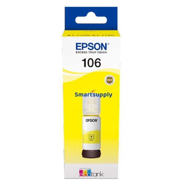 Epson 106 Gul bl�krefill 70ml original