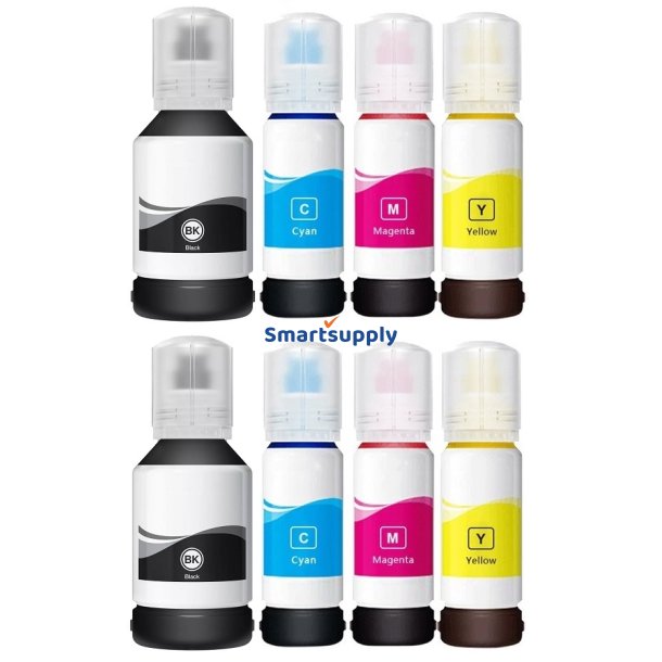 Epson 113 BCMY bl�kbeholder 8 stk 680ml kompatibel rabatpakke