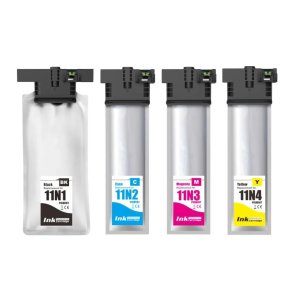 Epson T11N BCMY 4 stk bl�kpatroner 25.000 sider kompatibel rabatpakke