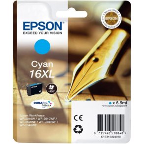 Epson 16 XL Cyan blkpatron 6,5ml original