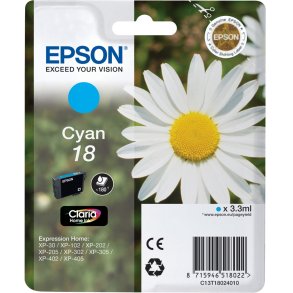 Epson 18 Cyan blkpatron 3,3ml original