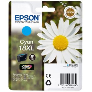 Epson 18 XL Cyan blkpatron 6,6ml original