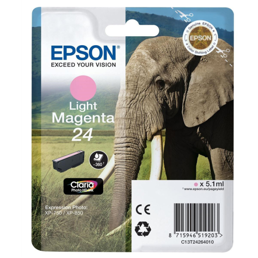 Epson 24 Lys Magenta bl�kpatron 5,1ml original