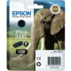 Epson 24 XL Sort blkpatron 10ml original