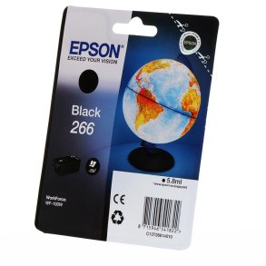 Epson 266 Sort blkpatron 5,8ml original
