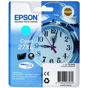 Epson 27 XL Cyan blkpatron 10,4ml original