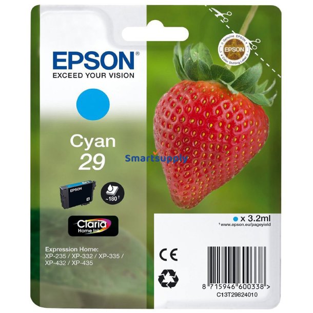 Epson 29 Cyan blkpatron 3,2ml original