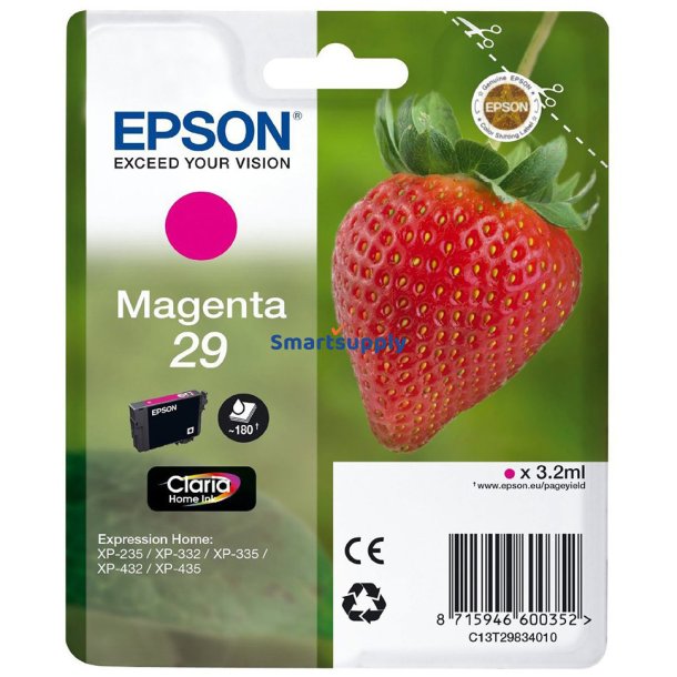 Epson 29 Magenta bl�kpatron 3,2ml original