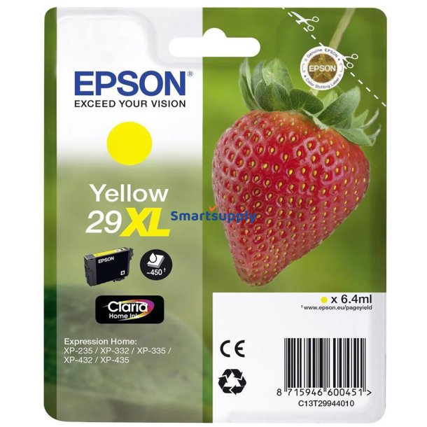 Epson 29 XL Gul blkpatron 6,4ml original